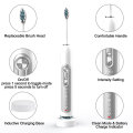 Promoção Presente Sonic Escova de dentes elétrica de 5 modos portátil Escova de dentes elétrica ultrassônica portátil com 2 cabeças de escova de reposição